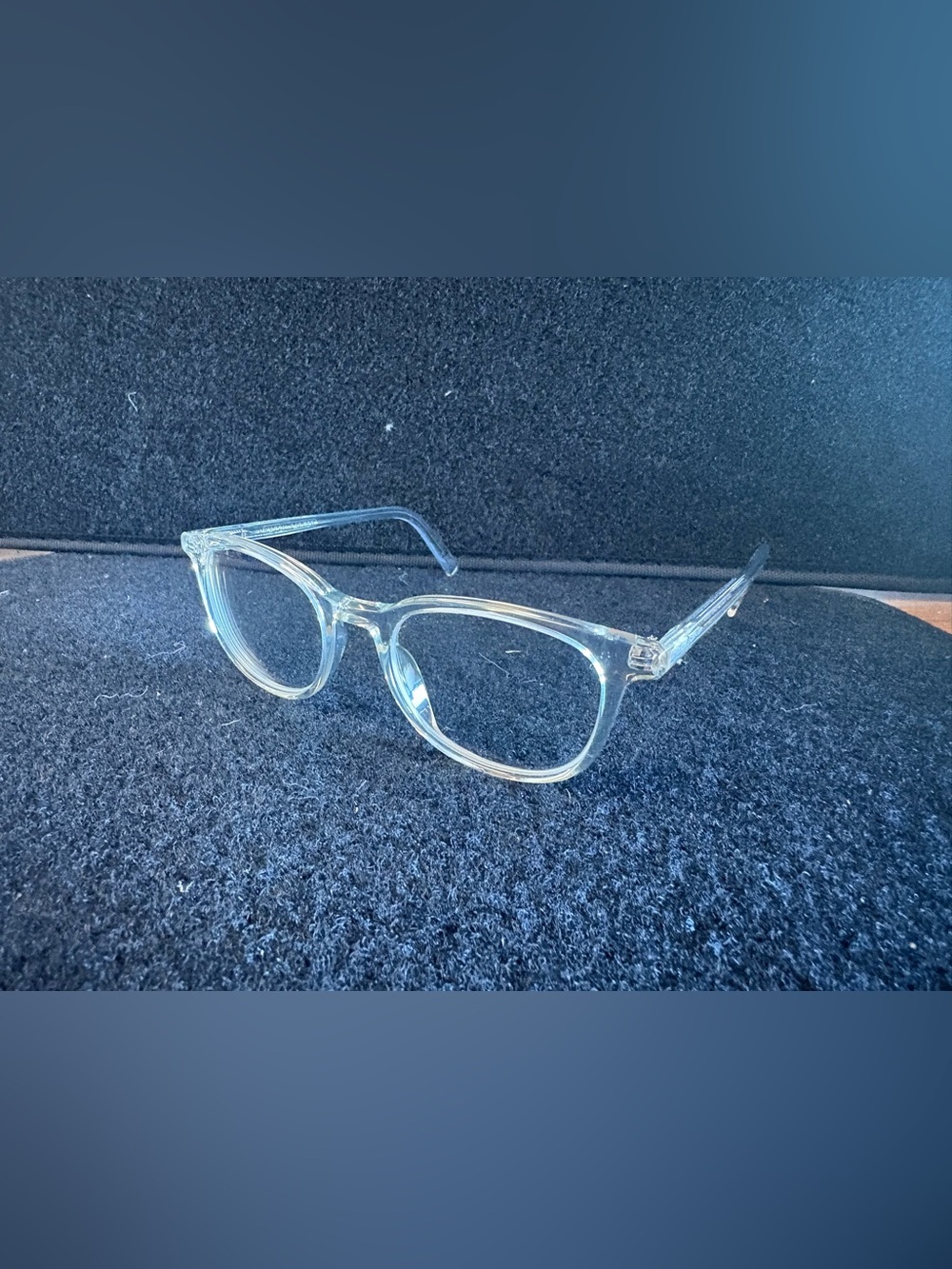 Warby Parker Durand M 500 Prescription Eyeglasses w/ Case & Cloth